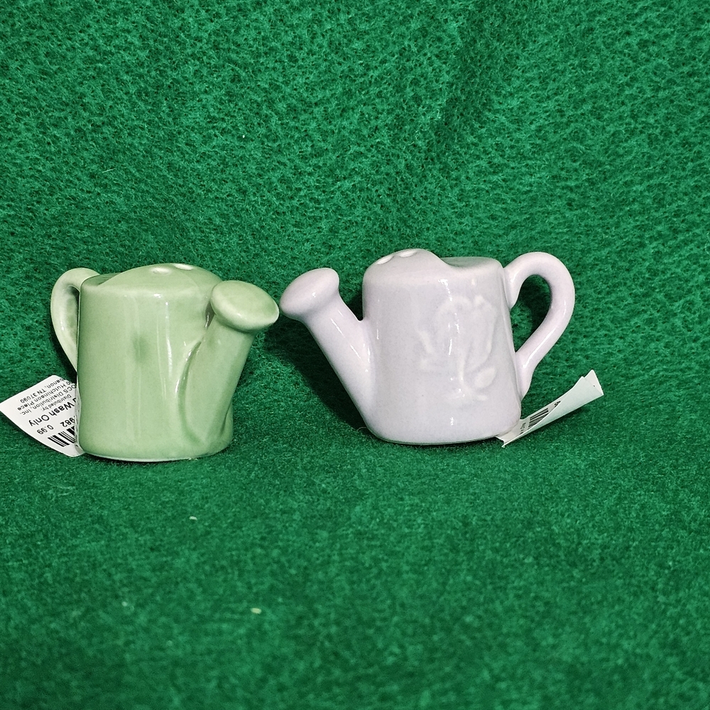 Watering Can Salt & Pepper Shakers from Cracker Barrel